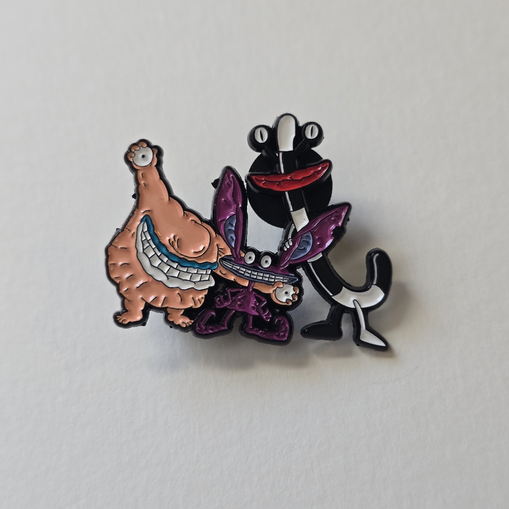 Ahh! Real Monsters Cartoon Enamel Pin